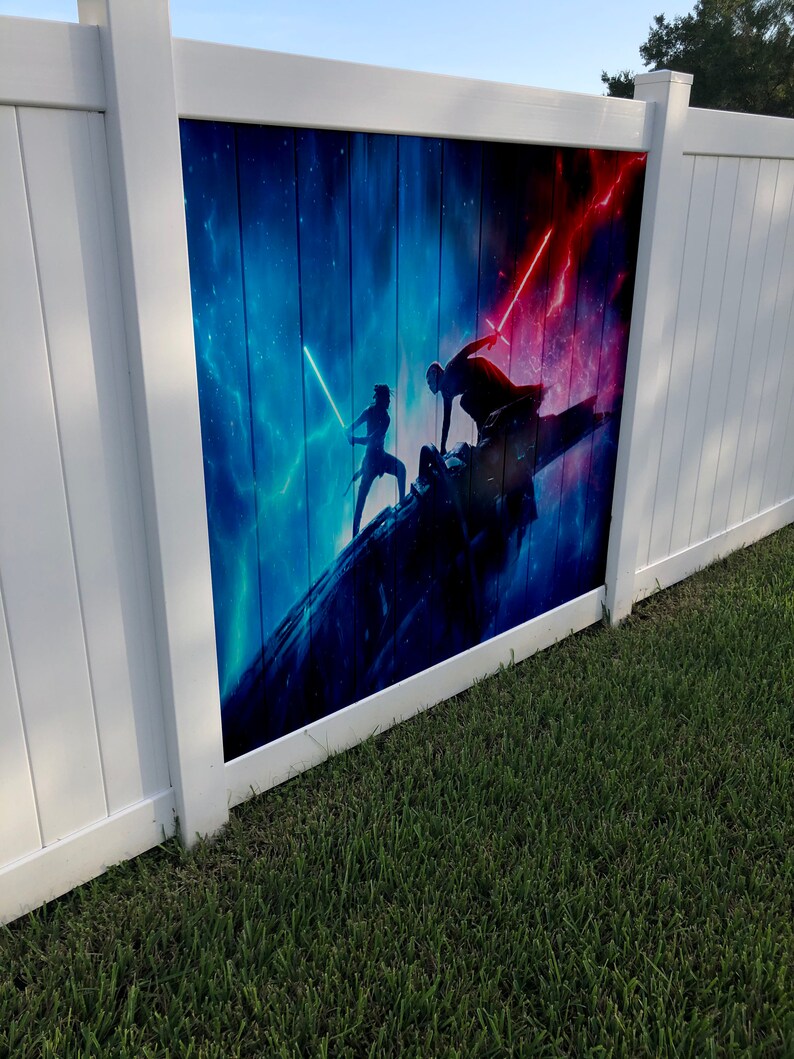 Removable Customized Fence Decals Etsy