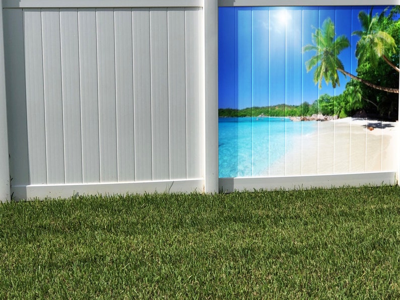Removable Customized Fence Decals Etsy