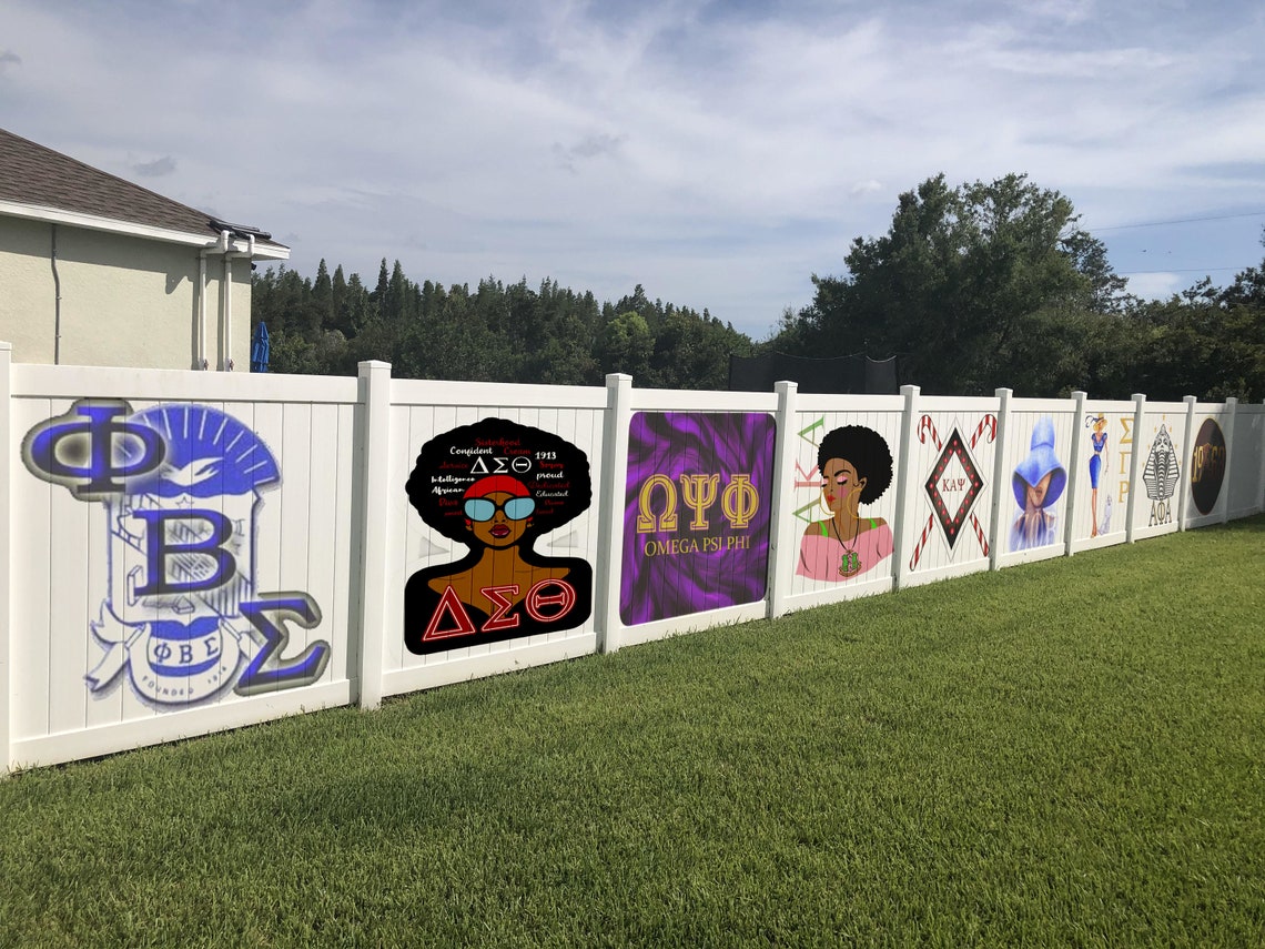 Removable Customized Fence Decals Etsy