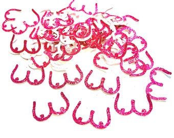 Sparkly Boob Confetti: Bachelorette Party Decoration