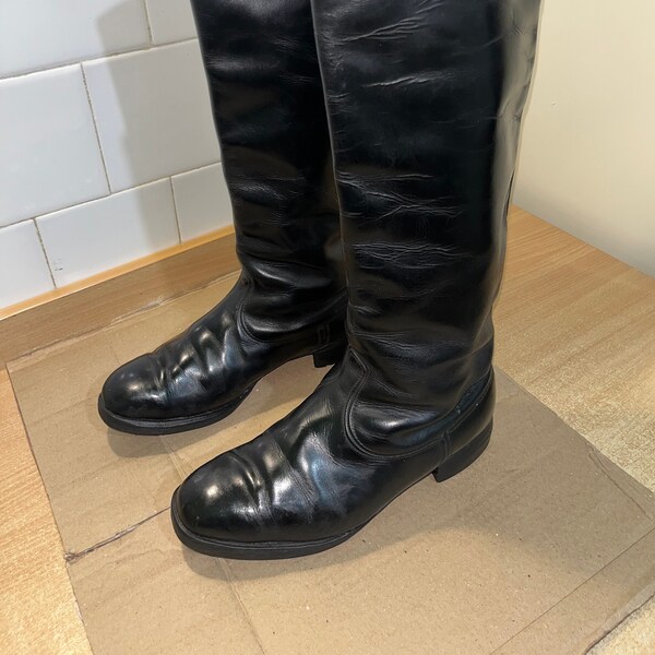 Military Parade Boots Etsy