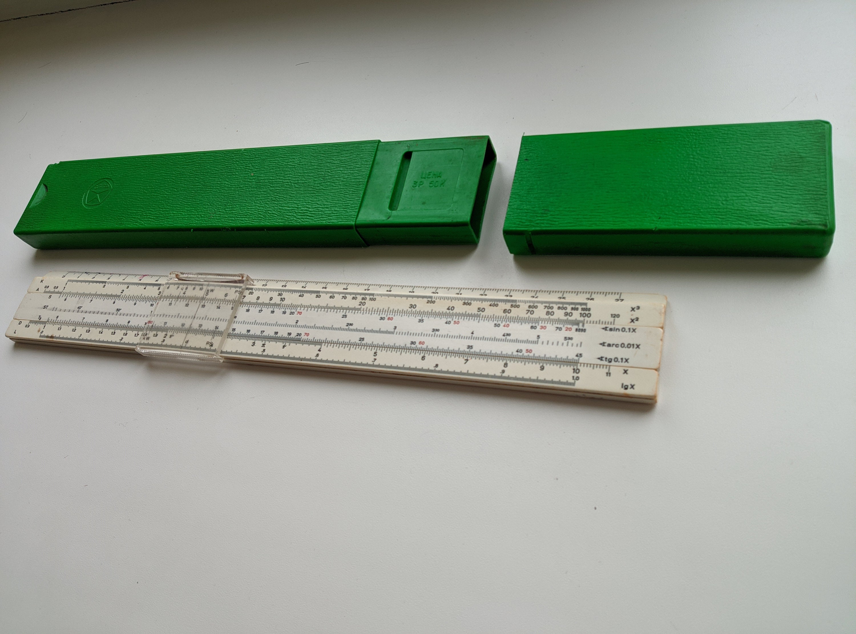 Vintage Logarithmic Slide Ruler for Engineers. USSR Slide - Etsy
