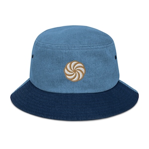 Armenian Eternity Symbol Denim bucket hat