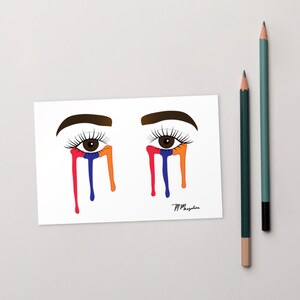 Carte postale standard Armenian Eyes