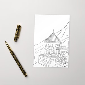 Armenian Lori Monastery Standard Postcard