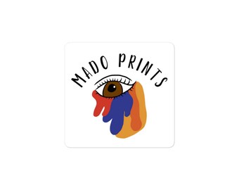 Mado Prints Eye Bubble-free Stickers - Etsy