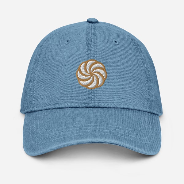 Armenian Eternity Symbol Denim Baseball Hat