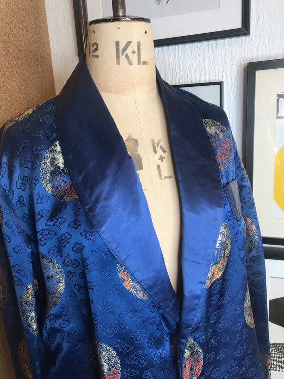 Vintage Oriental Smoking Jacket