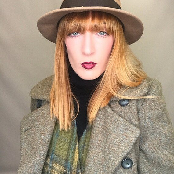 Harris Tweed Wool Coat