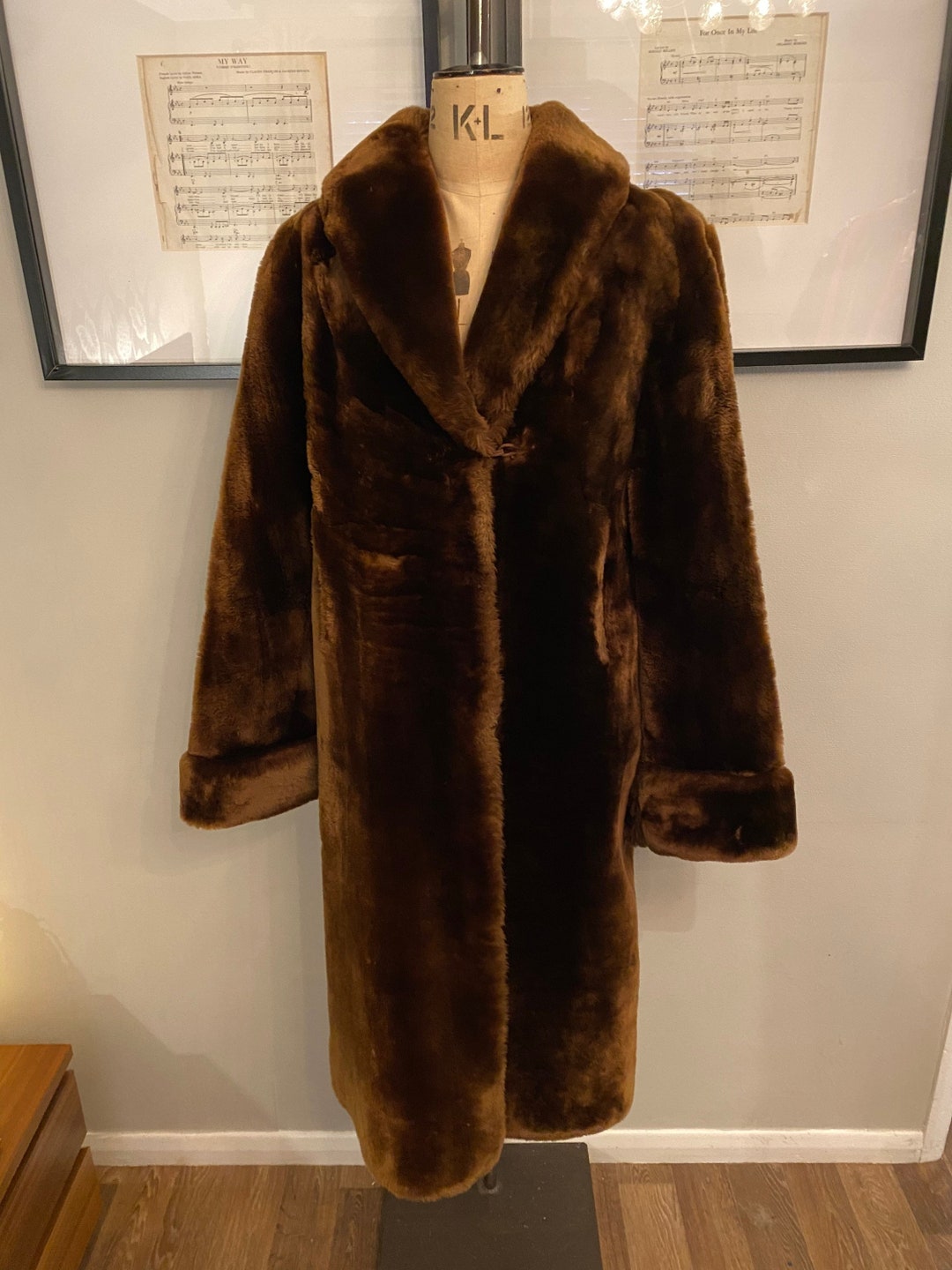 1950's Teddy Bear Beaver Lamb Coat Etsy