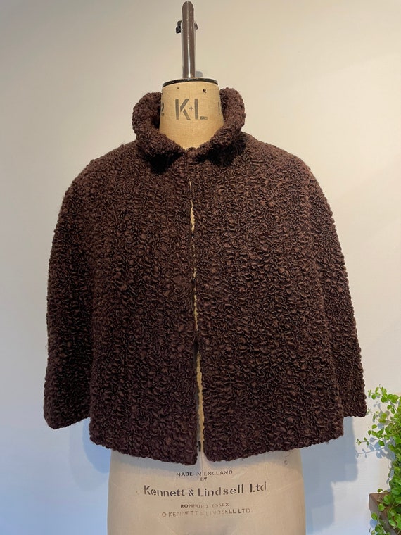 1930s/40s Astrakhan Capelet