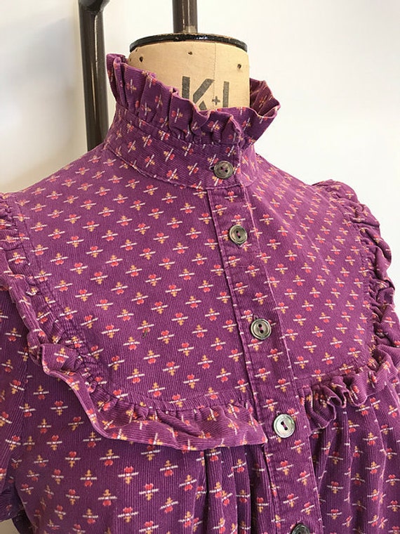 Vintage Prairie Laura Ashley Corduroy Dress