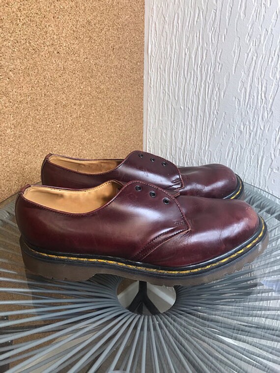 Red DR Martens Shoes