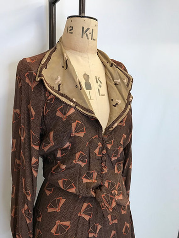 70's Jeff Banks Art Deco Suit