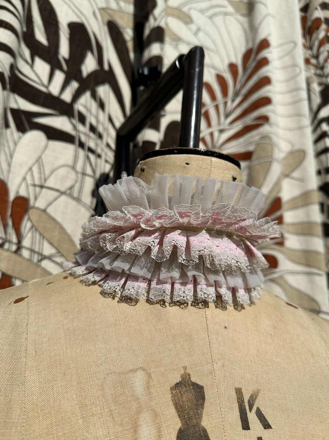 Elizabethan Lace Ruffle False Collar Etsy