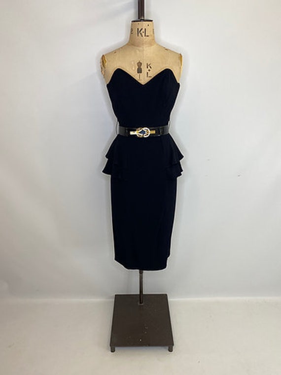80's Peplum Dress