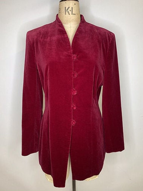 40's Velvet Victoriana Style Jacket