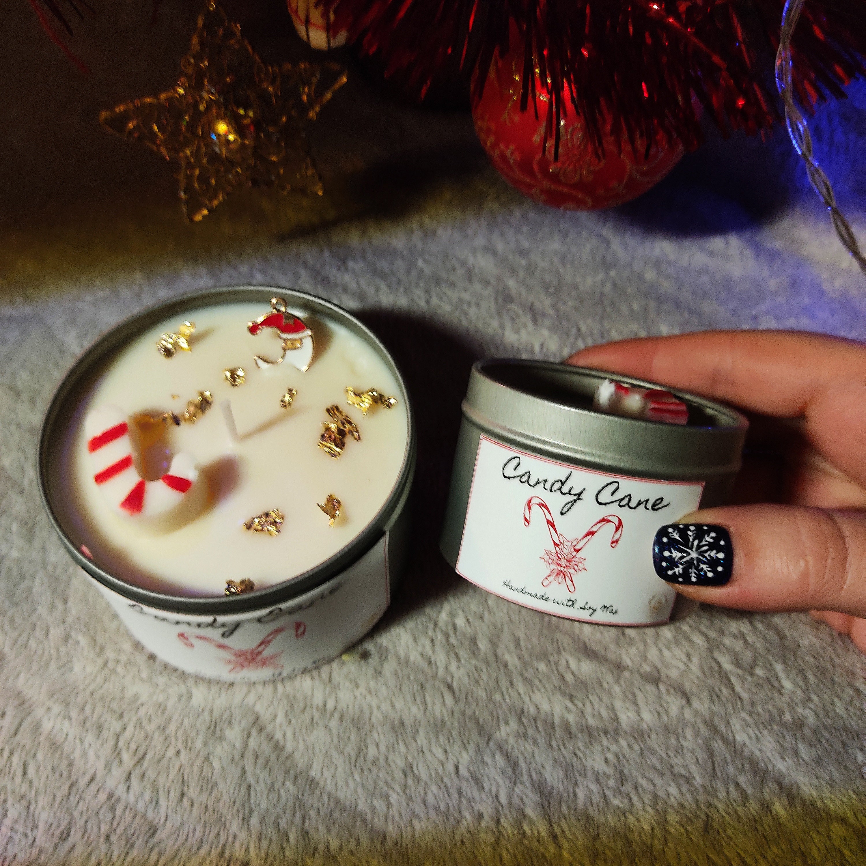 Bougie de Noel Vegan Artisanale