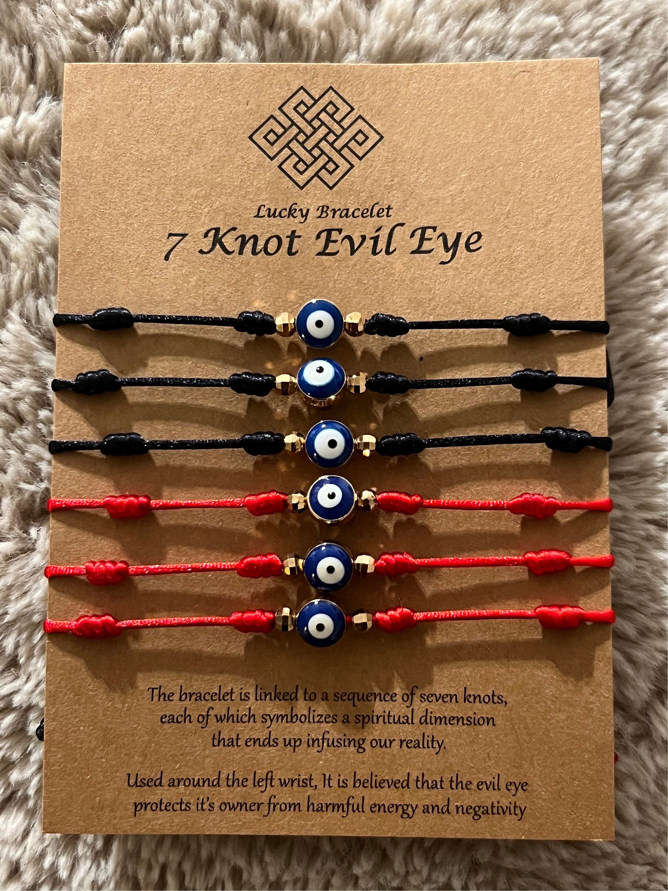 Colorful Evil Eye Bracelets in Gold and Silver