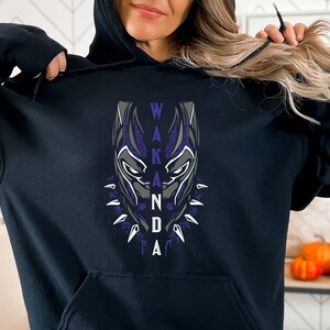 Black Panther Hoodie Men Etsy