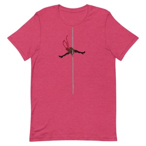 Le T-shirt Pole Dance to Hell Unisex, couleurs multiples