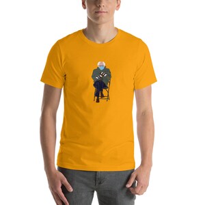 Bernie Sanders en zijn Mittens T-shirt
