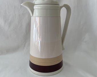 Vintage 1 L Insulated Touch Top Vacuum Seal Carafe Juice Pitcher Jug Phoenix