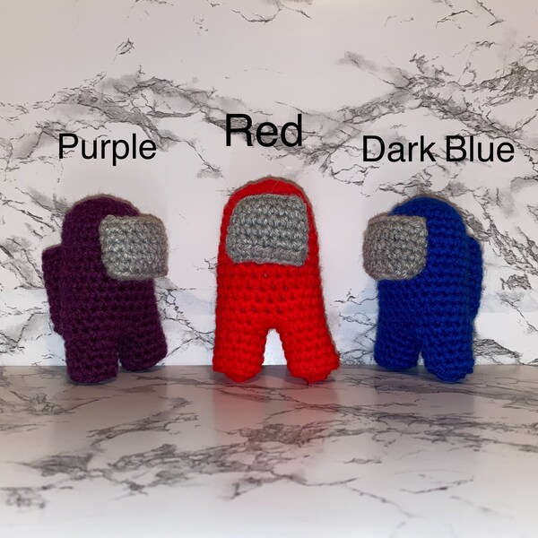 Among Us Characters Crocheted Etsy