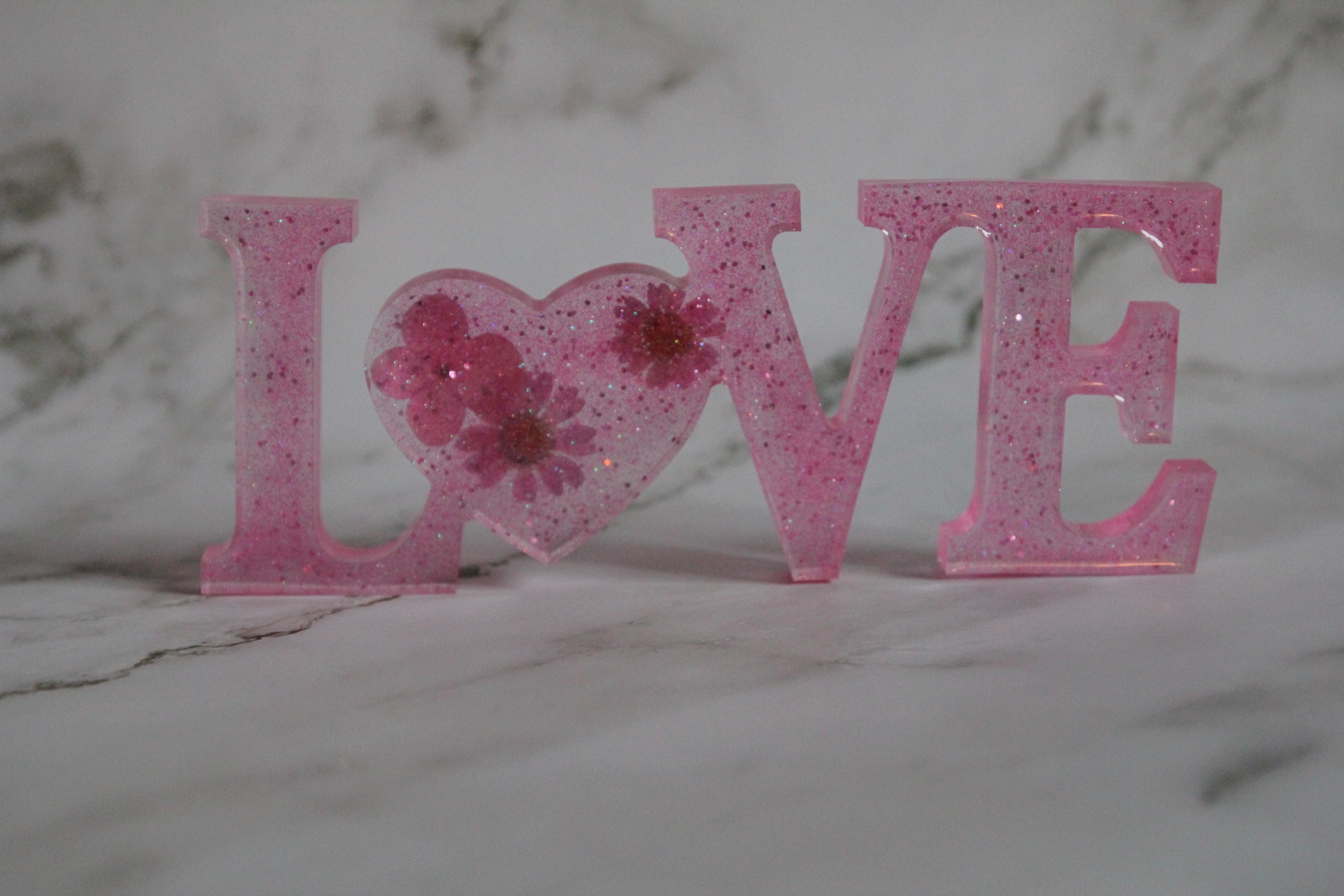 Sign Décoration Love Résine