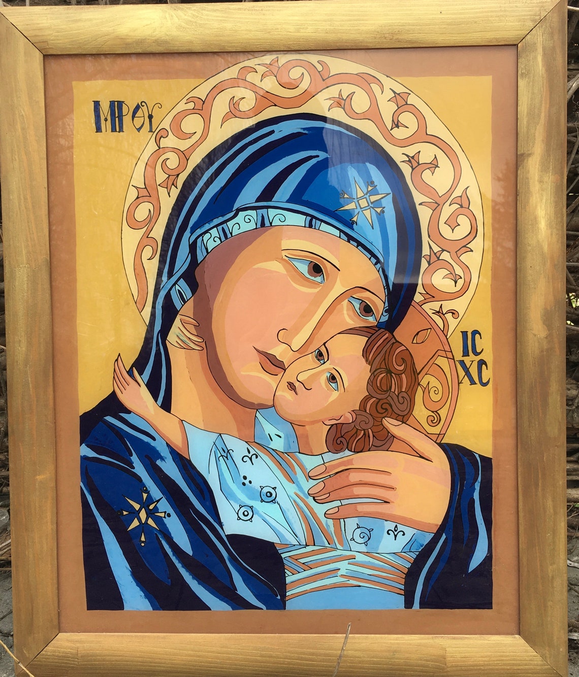 Vierge Marie icône de la Mère de Dieu icône orthodoxe Etsy Canada