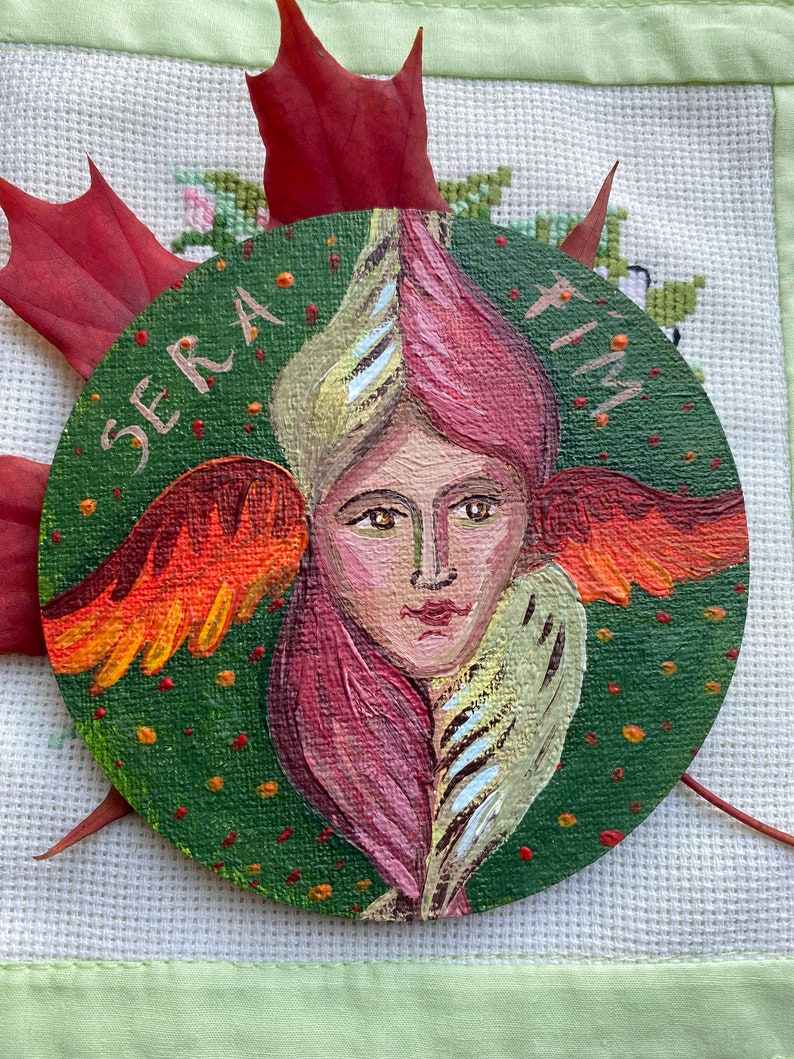 Cherub Icon Six Winged Cherub Cherubim Icon Angel Icon on - Etsy