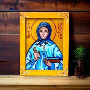 Blessed Olga of Alaska, patron of alaska Matushka Olga, Saint Olga hand painted icon , Orthodox icon, Greek iconography