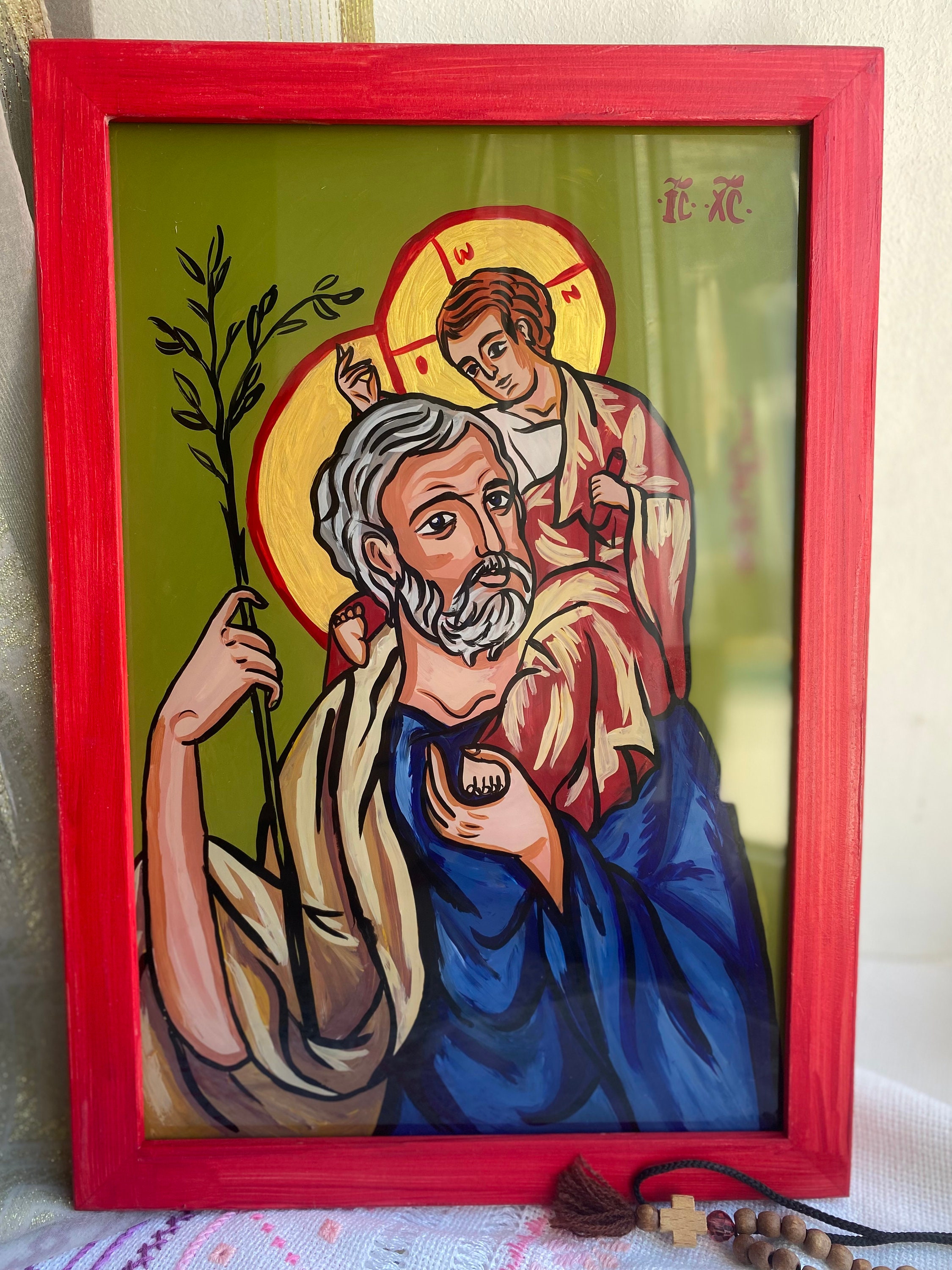 Paint Saint Joseph Etsy