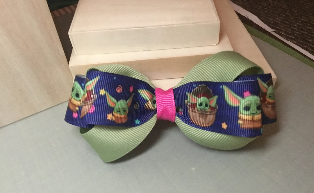 Baby Yoda Hair Clip Etsy
