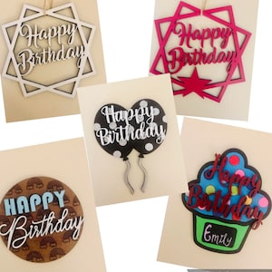 Birthday Door Hanger Bundle DIGITAL-SVG ONLY