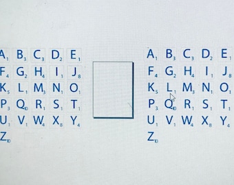 Scrabble Tiles- 2 Designs-DIGITAL CUT FILE Only