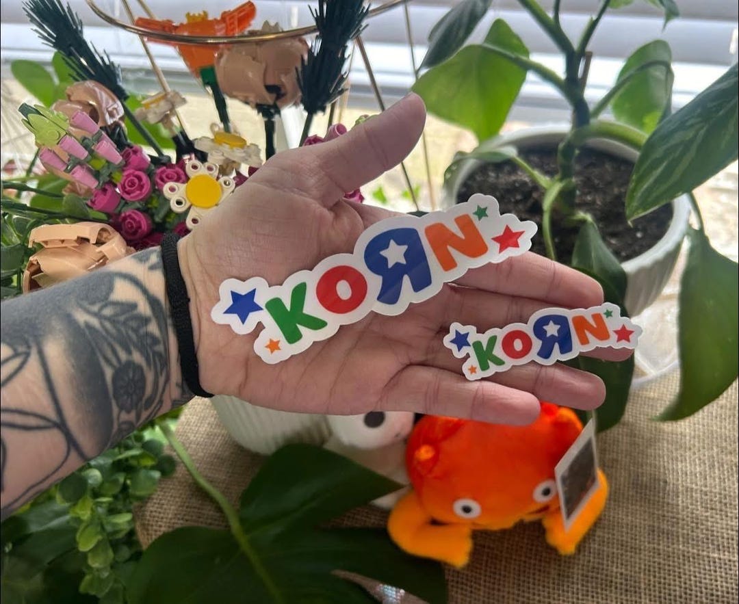 Korn Inspired Sticker | Bands | Music | Nu Metal | Laptop Accessories ...