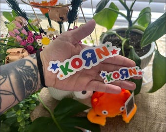 Korn Inspired Sticker | Bands | Music | Nu Metal | Laptop Accessories | Stickers | Waterbottle Accessory