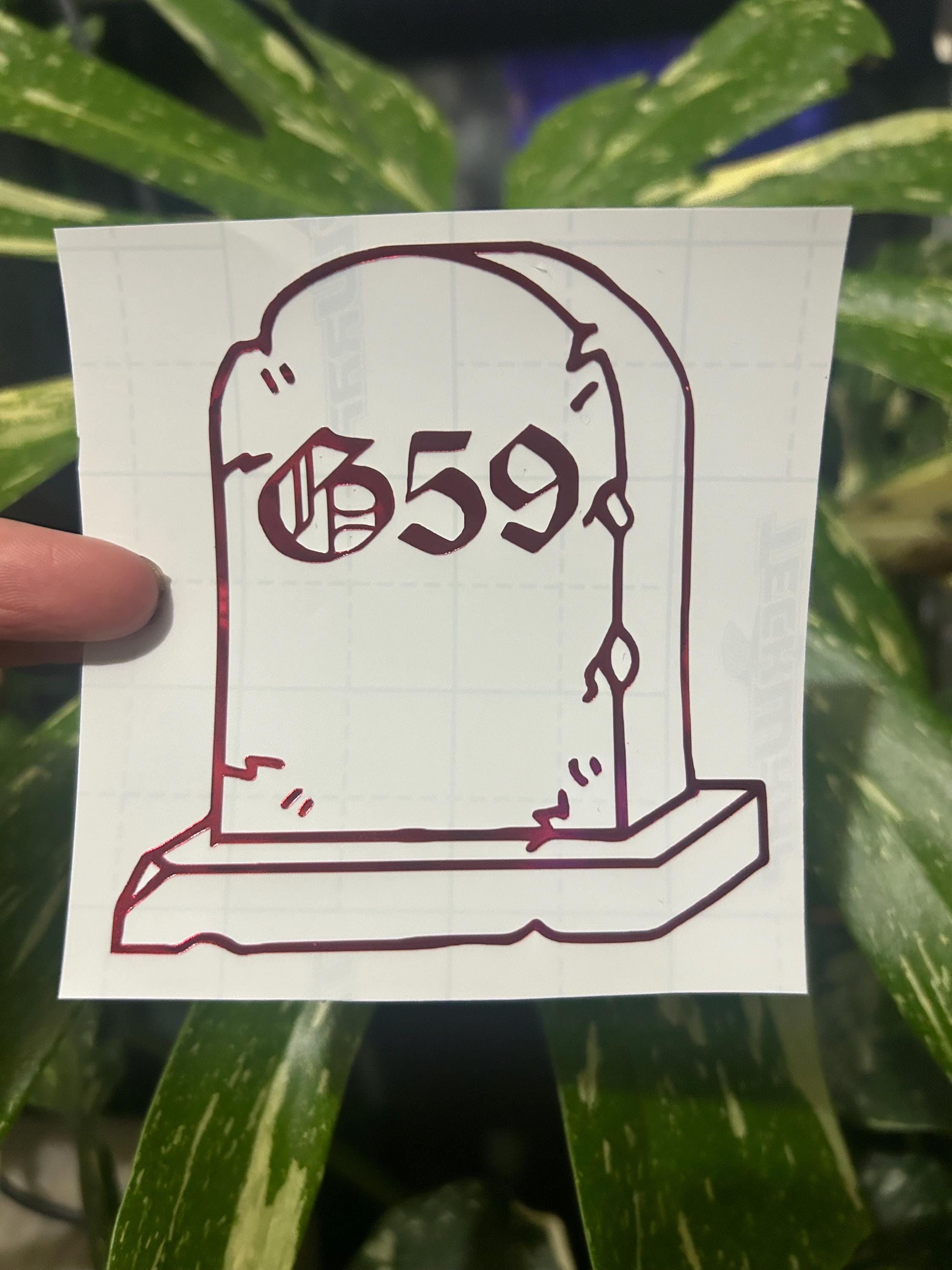 G59 Gravestone Car Decal: Suicideboys Music Sticker - Etsy