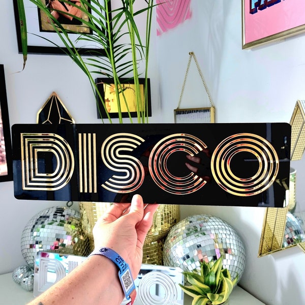 Mirror Word Art Wall Art Etsy