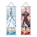 MDZS wall scroll art - anime fabric poster Tapestry print Wei Wuxian Lan Wangji Mo Dao Zu Shi tian guan ci fu gift wall hanging decorations