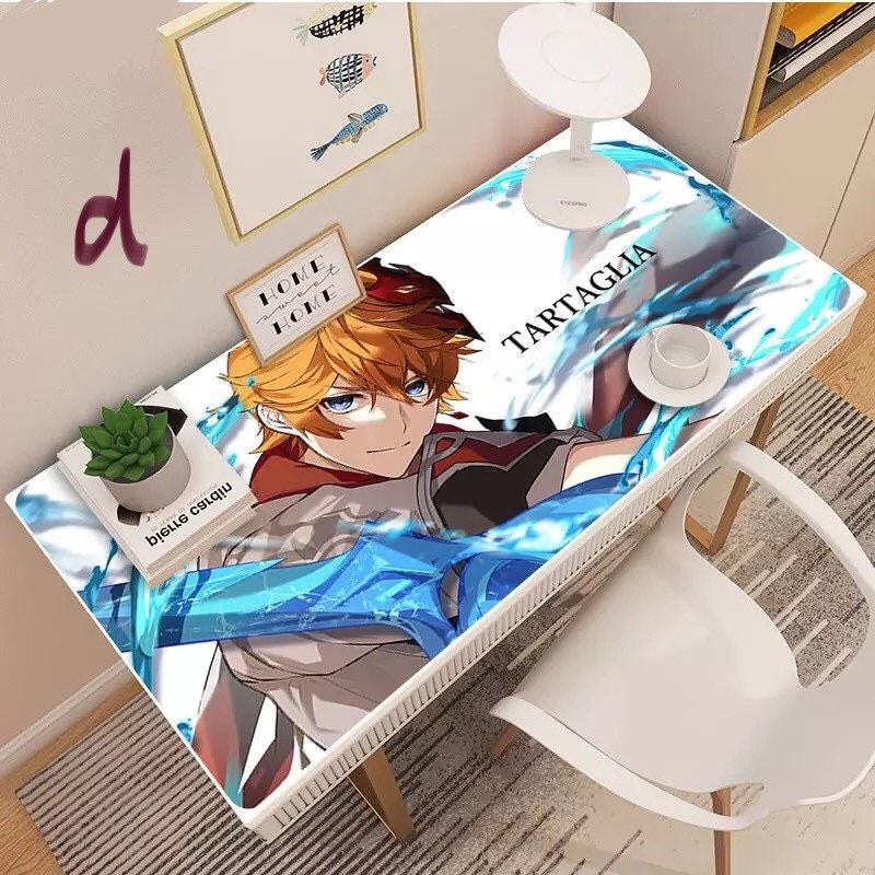 Genshin Impact Desk Pad Tartaglia PU Desk Mat Mouse Pad Etsy Ireland