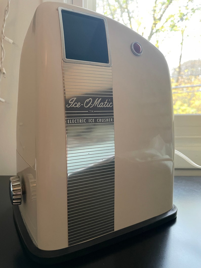 Vintage IceOMatic Retro Electric Ice CrusherWorks Etsy