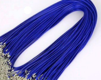 High Quality Leather Necklace Lobster Clasp Rope Cord String for Pendants
