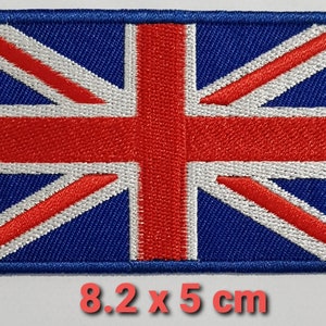 6cm X 8.5cm Rainbow Union Jack Embroidered Sew On Patch. 6cm X 8.5cm Rainbow Union Jack Embroidered Sew On Patch.