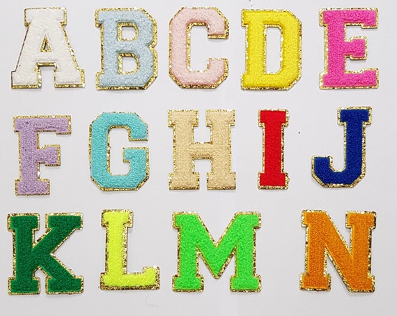 7.5cm Chenille Number Patch 3D Varsity Patches Iron on Alphabet Embroidery  Clothes -  Sweden