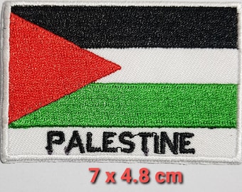 3 X Palestine Embroidered Flag Patch Iron/Sew On Clothes - Foto 4