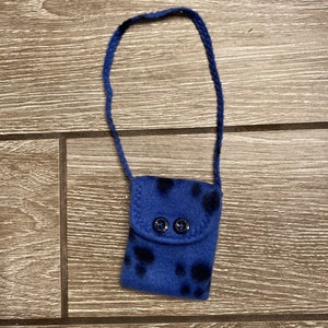 18 inch Doll Purse, Doll Fleece Purse, Doll Tote, 18&quot; Doll Purse, Doll Purse