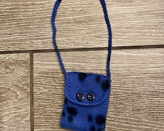 Fleece Doll Purse, 18 Inch Doll Shoulder Bag, Doll Bag
