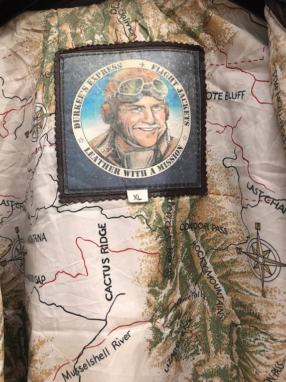 Hand Painted Men's WW2 Inspired Nose Art Flight Jacket With Little